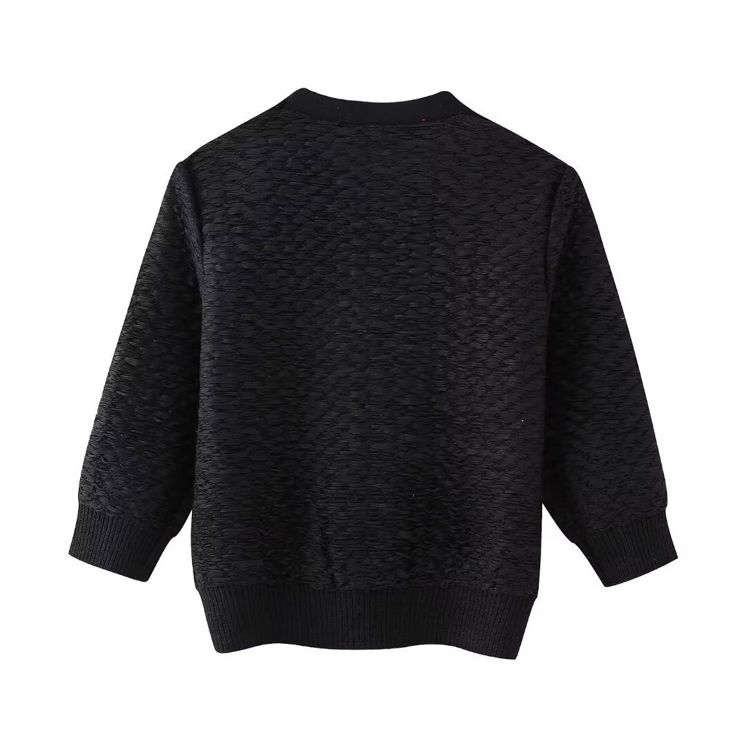 Damen 2024 Sommer Neue Stil Textur Strickjacke_voghion.com