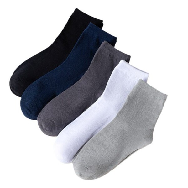 Cotton socks all cotton socks Men's business casual socks contain…