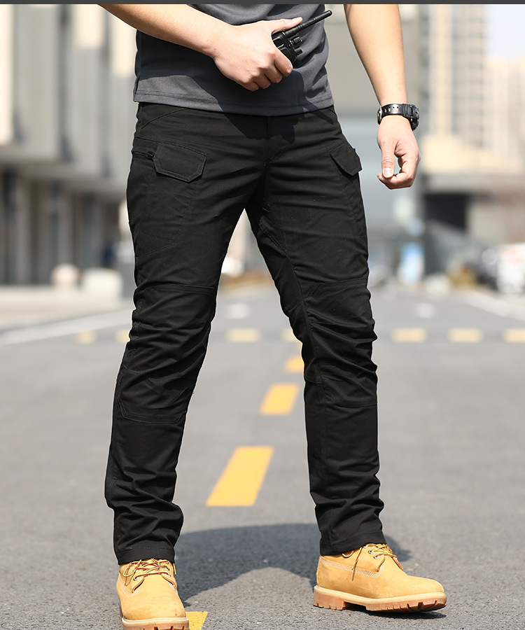 Men's Solid Color Sports Regular Fit Cargo Pants display picture 1