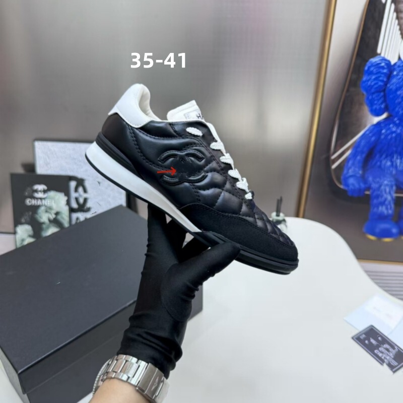 High Version Casual Sports Shoes for Women 2025 Autumn and Winter Genuine Leather Forrest Gump Training Shoes Tennis Small Fragrant Style Quilted White Shoes