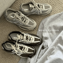 2025｜线条玩家｜小众设计内增高厚底德训鞋慢跑鞋舒适百搭休闲鞋