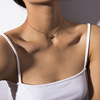 Brand pendant, necklace, chain for key bag , Japanese and Korean, simple and elegant design, internet celebrity