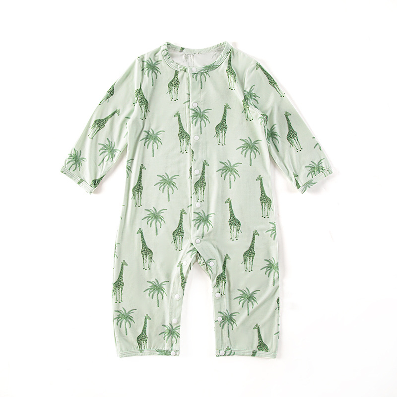 2023 nuevo mono del bebé del verano del bebé mameluco de bambú de algodón de manga larga ropa delgada ropa de aire acondicionado