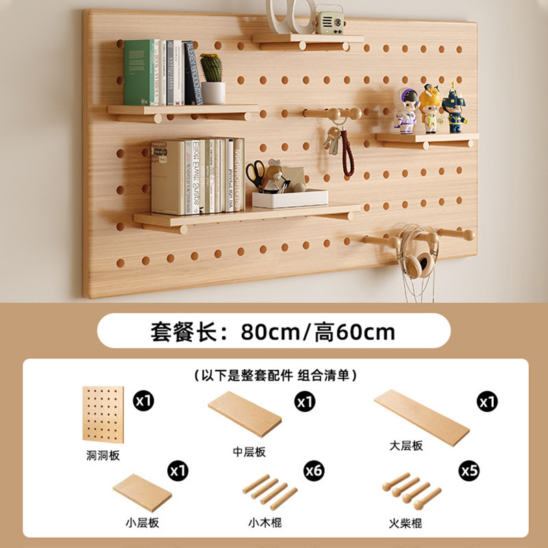 espejo de vestir de madera sólida colgando puerta de percha trasera estante de objetos push-pull espejo de cuerpo entero en la pared