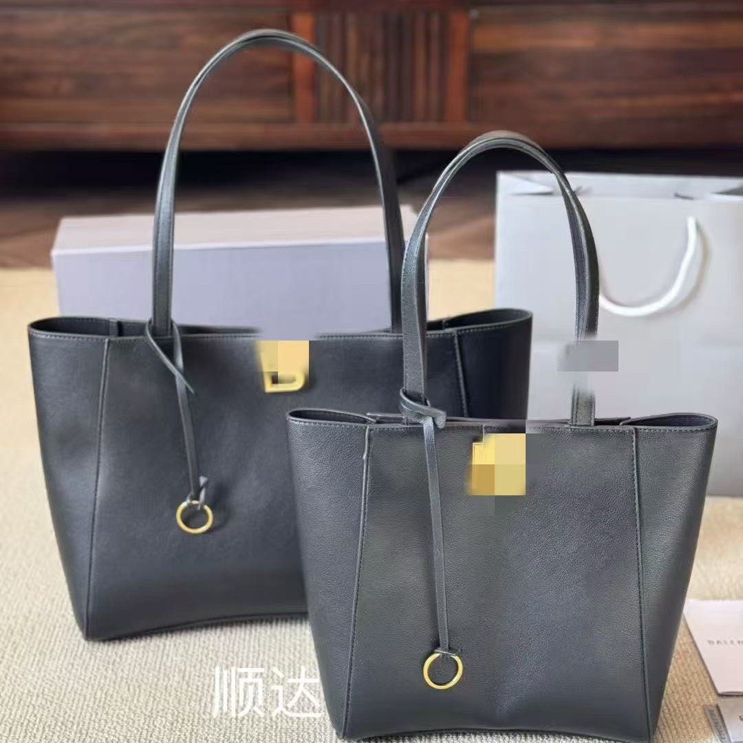 跨境女包大容积新款包包女单肩包气质通勤包软皮时尚百搭手提托特