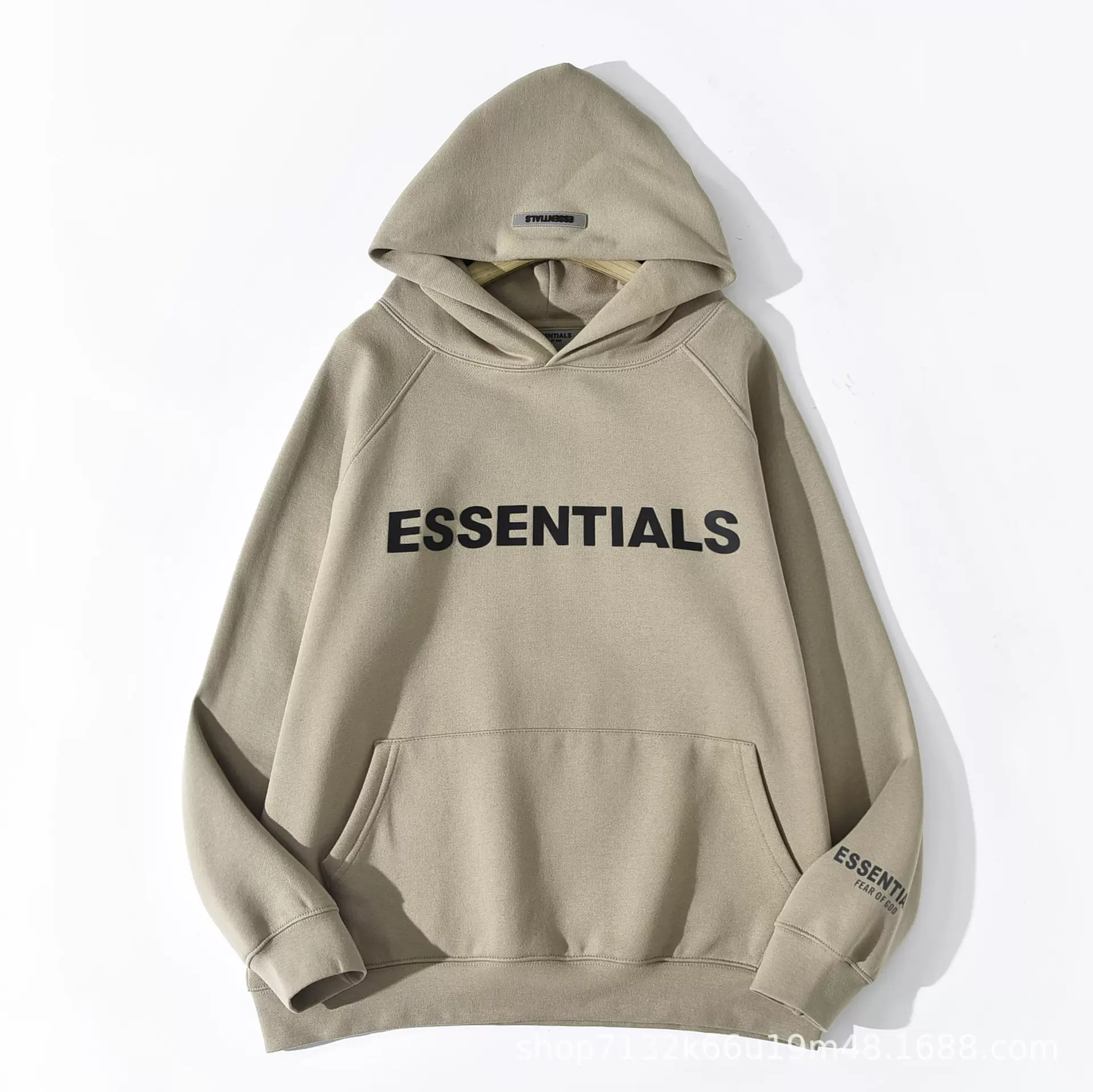 ESSENTIALS复线高街宽美式连帽卫衣女潮外套现货宽松舒适潮流
