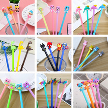 韩国小清新简约女生可爱黑笔 个性创意萌学生中性笔 文具用品批发