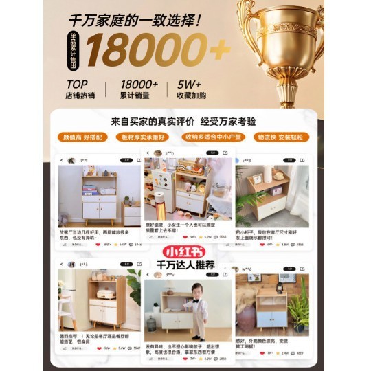 茶水柜置物柜家用靠墙边柜客厅杂物收纳架小柜子储物柜矮柜餐边柜|undefined