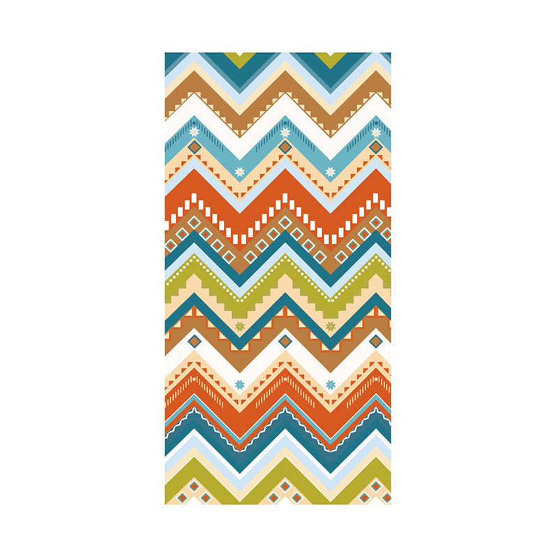 기하학적 줄무늬 32개(테리 천 단면 인쇄)