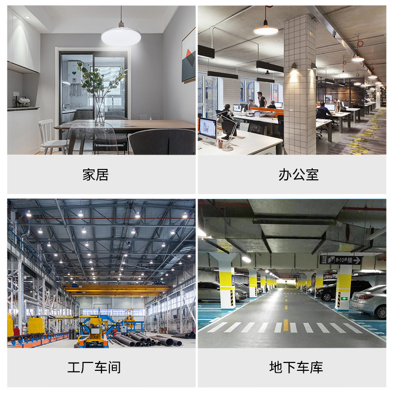 Bombillas LED personalizadas de alta potencia lámpara de platillo volador fábrica ahorro de energía e27 tornillo taller de iluminación del mercado nocturno bombillas de platillo volador