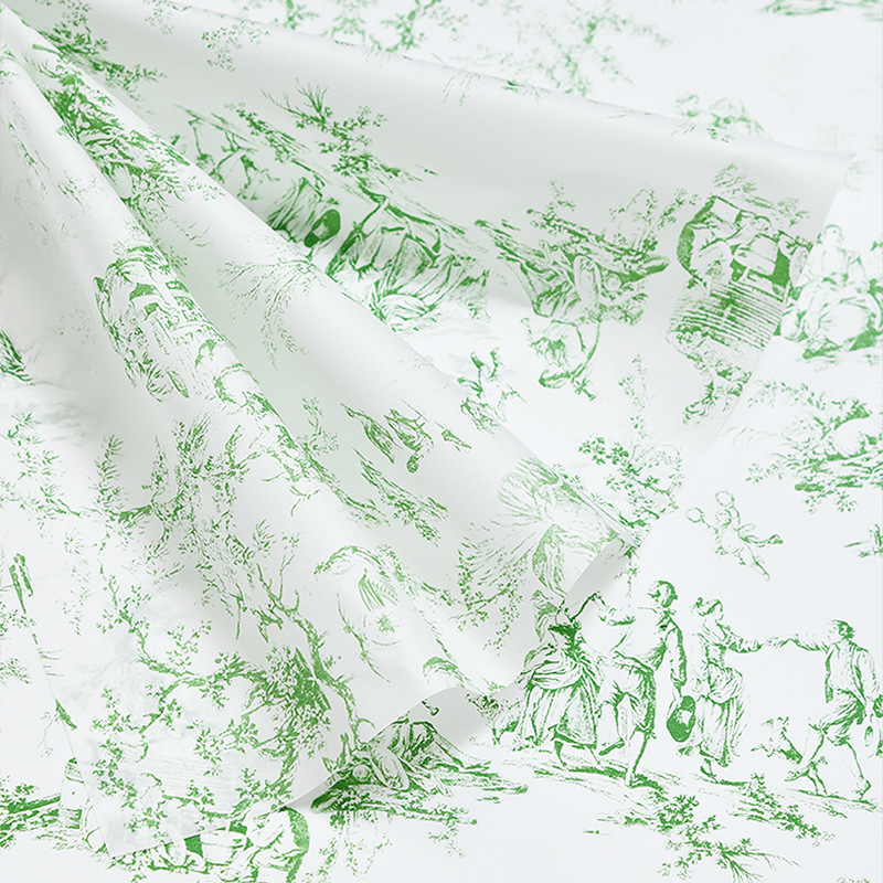 Nuevo estilo de embalaje de ramo papel de revestimiento impreso grueso papel de Sydney chino papel de copo de nieve papel de regalo de flores papel de regalo