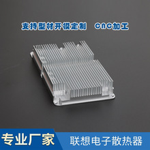 厂家生产销售115*35*220电子散热器片散热块6063铝型材大功率模组