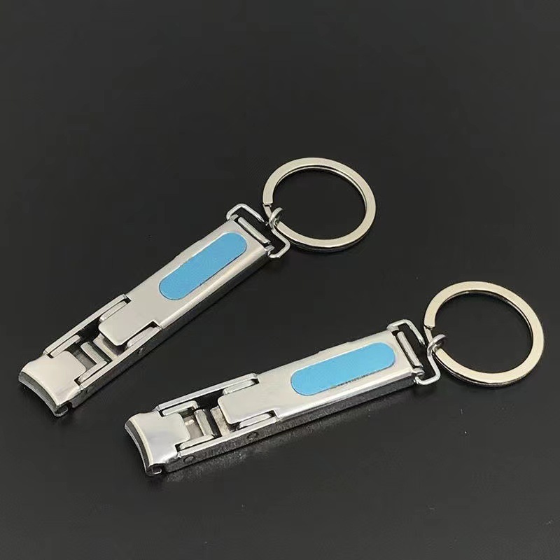 Ultra-Thin Multifunctional Nail Clippers Stainless Steel Anti-Splash Folding Nail Clippers with Lock and File Anti-Splash