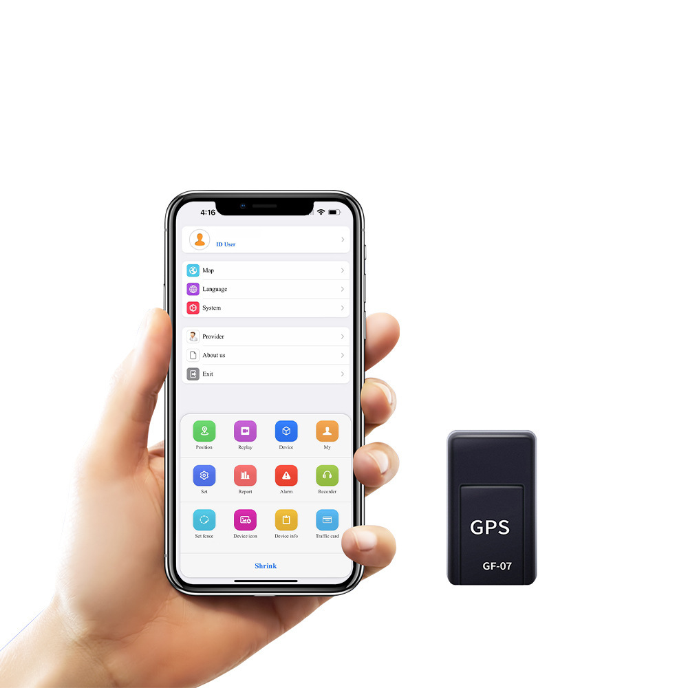 Gps Locator, Anti-Lost Device for the Elderly and Children, Foreign 2g Vehicle-Mounted Strong Magnetic Installation-Free Smart Tracking Anti-Lost Device