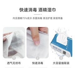 75% Alcohol Wipes, 60-count Large Pack – Household Cleaning, Disposable, Portable Disinfecting & Sterilizing Wet Tissues – Manufacturer Wholesale