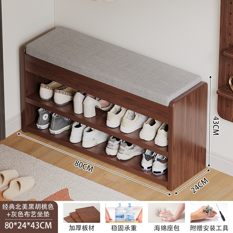 Porta de zapatos multicapa puerta doméstica pequeña estrecha 2025 nuevo tipo simple zapato armario puerta de almacenamiento a prueba de polvo estante externo