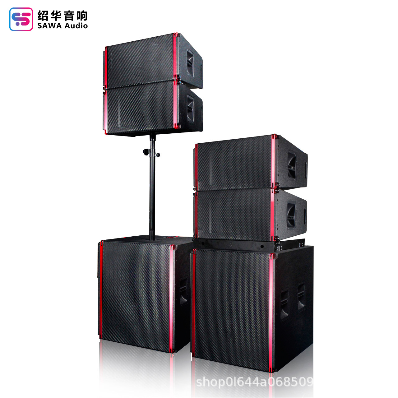Directo de fábrica 12 pulgadas line array Audio Profesional gran rendimiento al aire libre etapa audio line array altavoz personalización