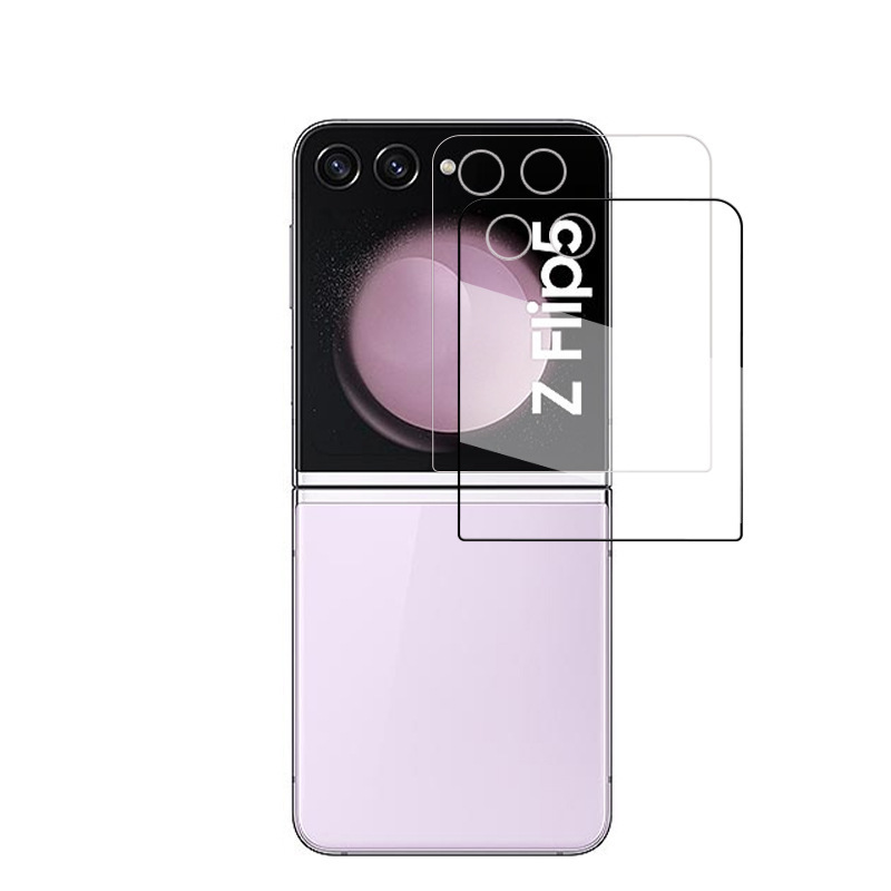 Suitable for Zflip7 Tempered Film W25Flip Foldableing Screen Silk Screen Lens Film Samsung Privacy Film Small Screen Film