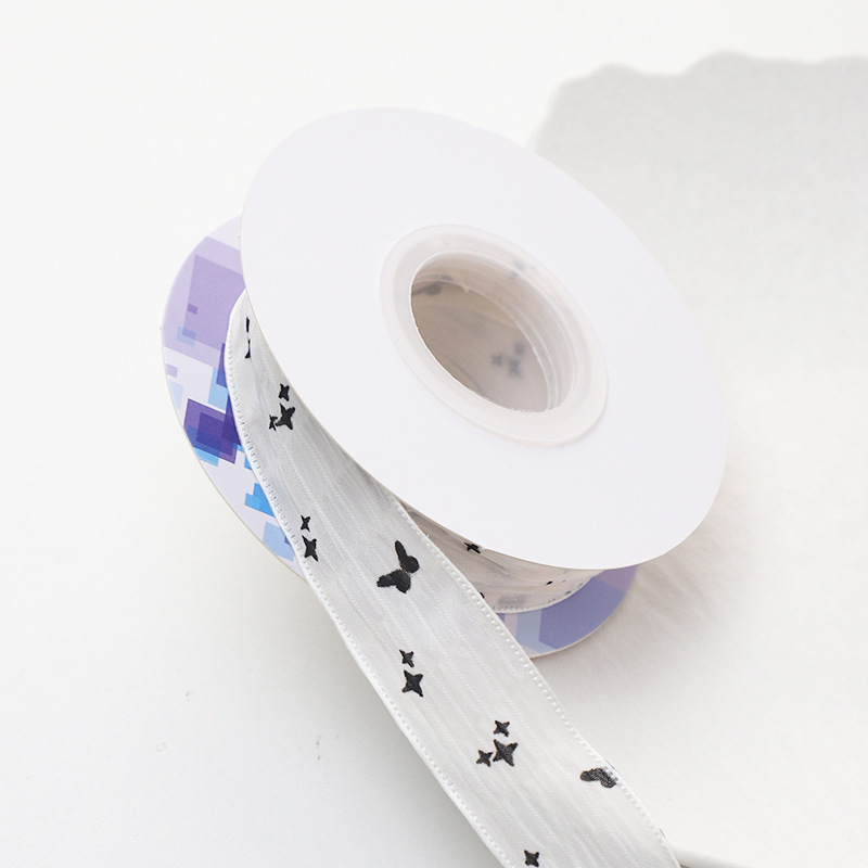 Siete colores, clásico, pequeña cinta floral, paquete de ramo, cinta de raso, bolsa de flores, cinta de flores, embalaje de material de bricolaje hecho a mano