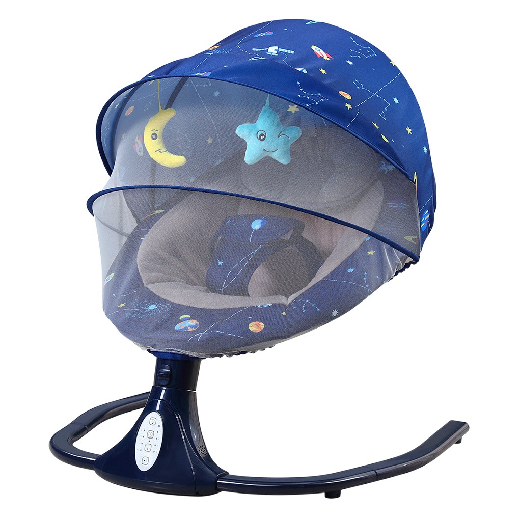 [Source Factory] Intelligent Electric Rocking Baby Rocking Chair Mother and Child Coax Baby to Sleep Rocking Bed