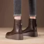 妈妈秋冬季厚底增高时装靴