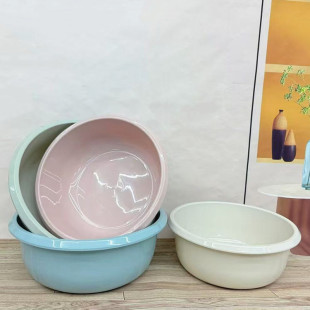 8805 plastic basin household plastic basin round basin laundry wash basin kitchen wash basin 8 yuan shop 10 yuan shop batch