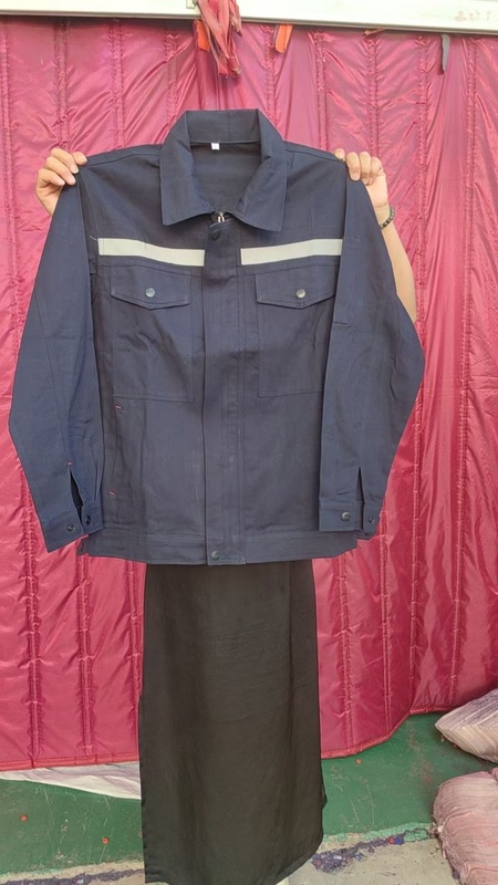純綿作業服春秋タイプの男性用厚手電気溶接服の卸売り機械修理工場の労働服は印刷できます。|undefined
