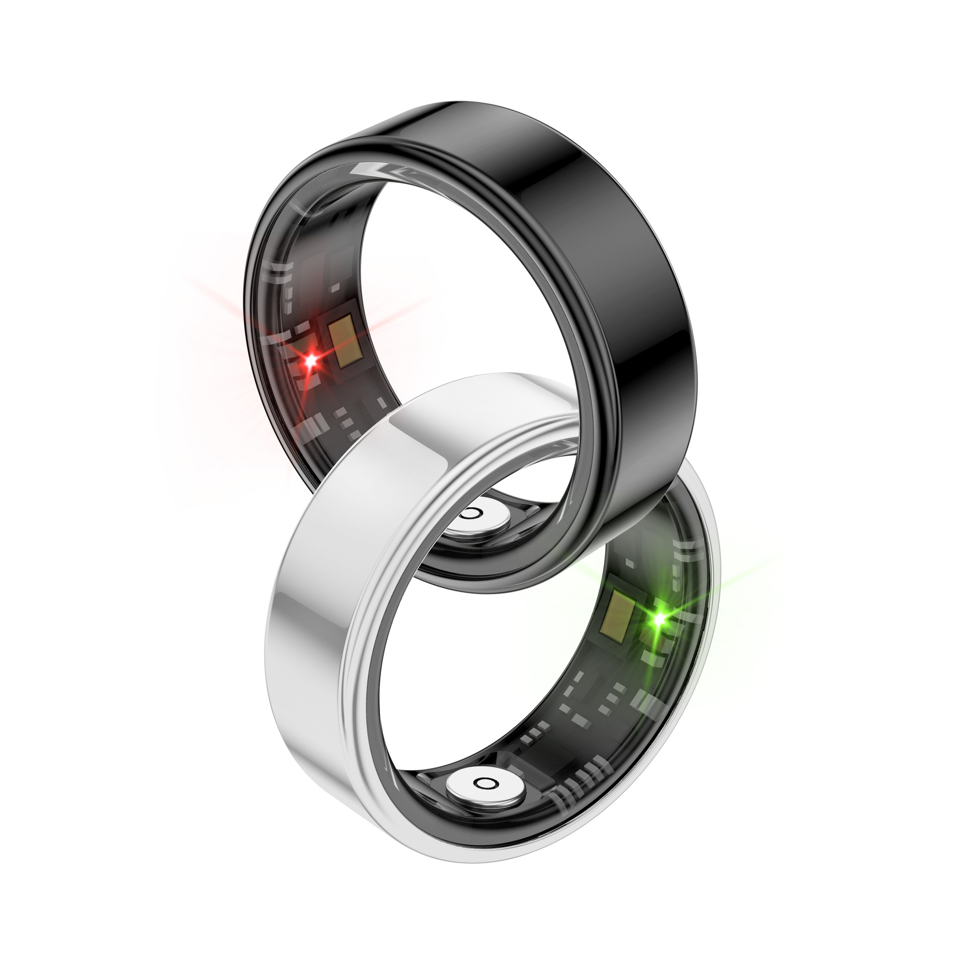 Anillo inteligente transfronterizo frecuencia cardíaca oxígeno sangre salud monitoreo del sueño hombre y mujer tecnología negra impermeable Bluetooth anillo deportivo