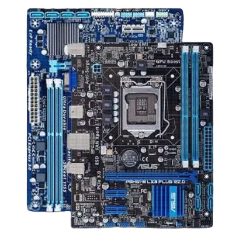 [B75 материнская плата поддерживает DDR3 1155 разъем i3 i5 i7 брендные настольные ПК]