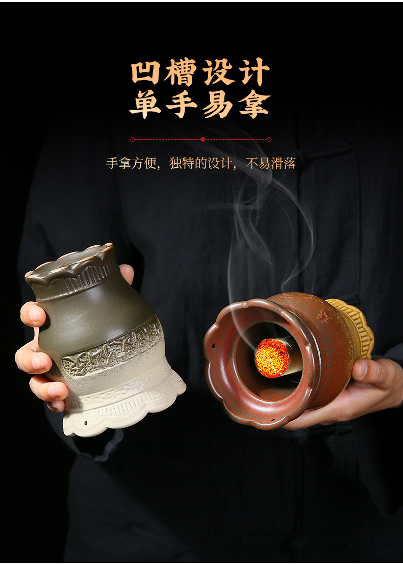 Ceramic Fire Dragon Cupping Jar Moxibustion Warmer for Home Spa Massage Therapy 700g quality and texture