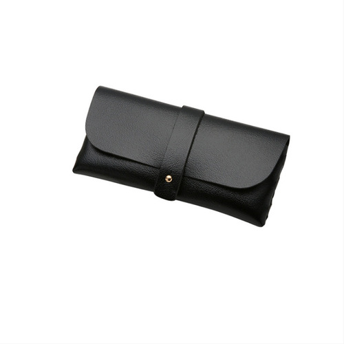 Leather handmade glasses case, fashionable and personalized sunglasses storage soft bag, wholesale multi-color PVC leather glasses case