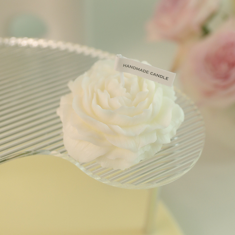 42도 저온 모란꽃 캔들-화이트