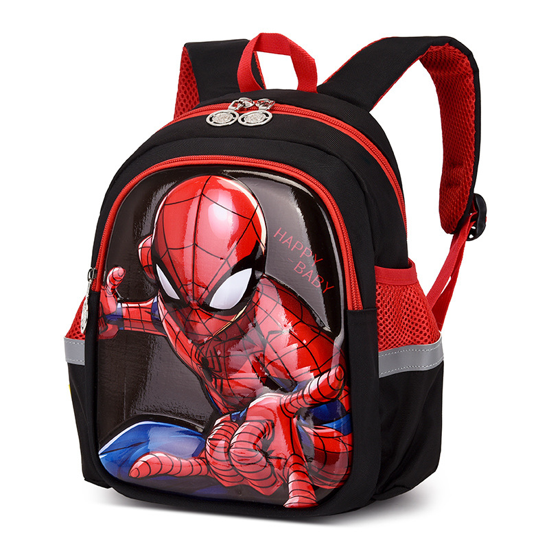 2022 Nuevo Spider-Man niños coloridos cáscara dura mochila de moda estudiante de la escuela primaria guapo fresco ligero anti-perdida mochila