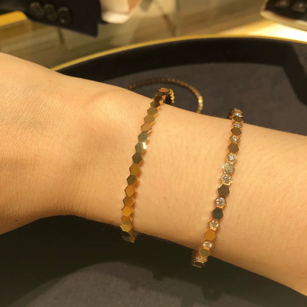 Fashion Geometric Titanium Steel Zircon Bangle 1 Piece