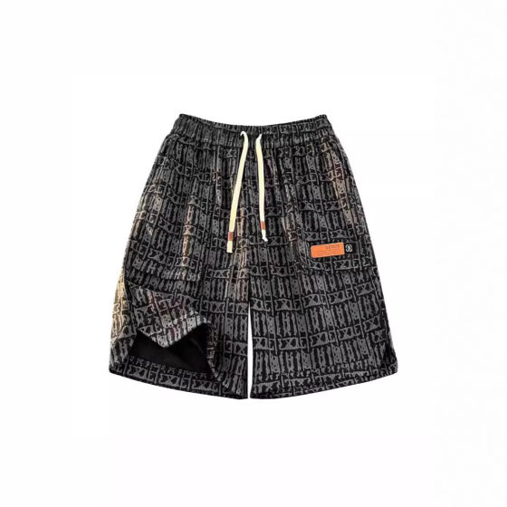 Waffe Thin Tie-Dye Shorts Men's Summer Trendy Brand Loose Straight Casual Basketball Hong Kong Style Five-point Sports Pants