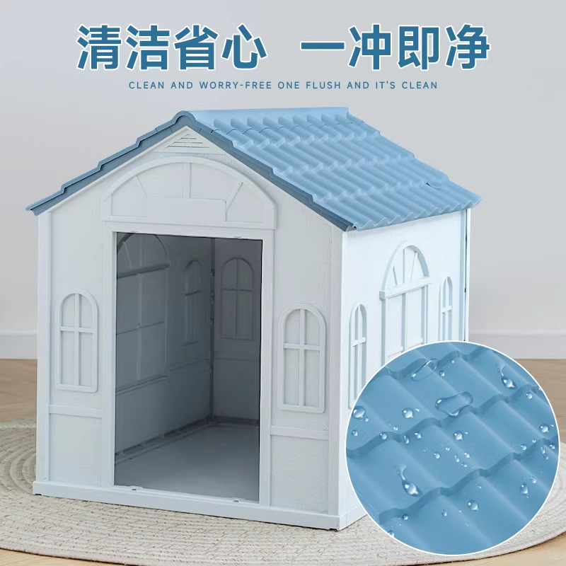 Casa para gatos al aire libre Four Seasons Universal Impermeable Cerrado Seguridad Seguridad Casa de escape para gatos de verano