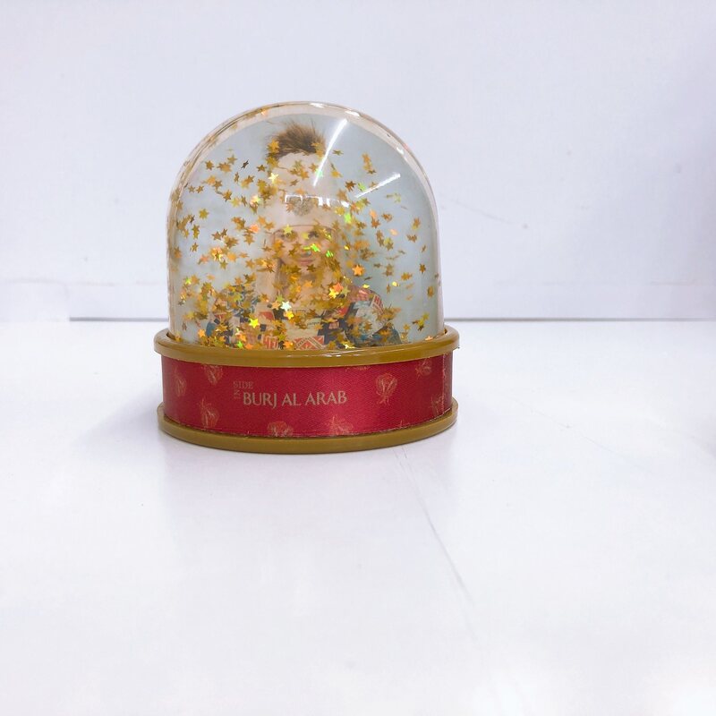 Crystal Snowflake Water Ball Acrylic Water Ball Sequins Resin Water Ball Photo Frame Craft Water Ball Plastic Photo Frame Snowball