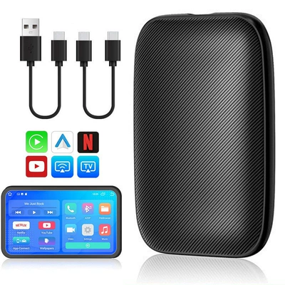 Wireless carplay Adapter Wireless Simsiz CarPlay və Android Auto - dual-line-model-mirror-screen-projection