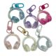 Ins Simple Sweet Cool Three-dimensional Headset Keychain Pendant Creative Cool Style Bag Headset Hanging Jewelry Girlfriend Gift