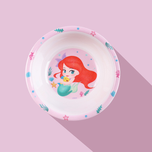 Disney Children's Cartoon Melamine Divided Plate Baby Food Princess