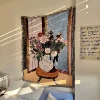 Flowers in front of window