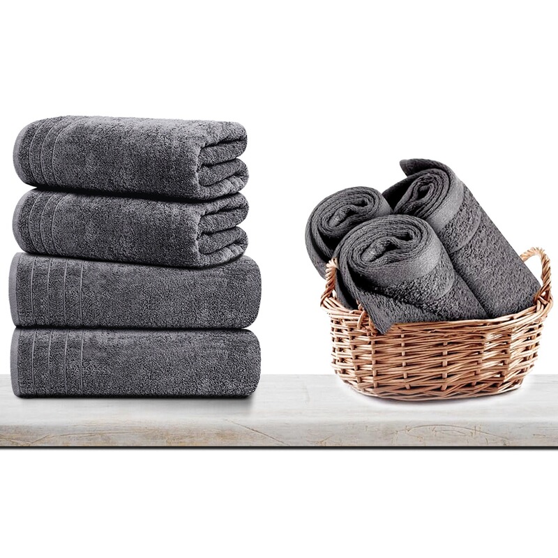 Pure Cotton Bath Towel, Quick-Drying, Highly Absorbent, Soft to the Touch, Suitable for Gym, Spa, Bathroom, Shower, Swimming Pool