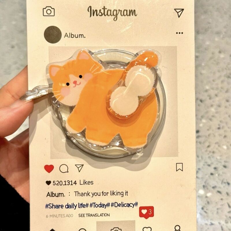 Cute Butt Magnetic Rotating Stand for Playing with Cats, Magnetic Stand Suitable for Huawei and Apple Mobile Phone Case Stands