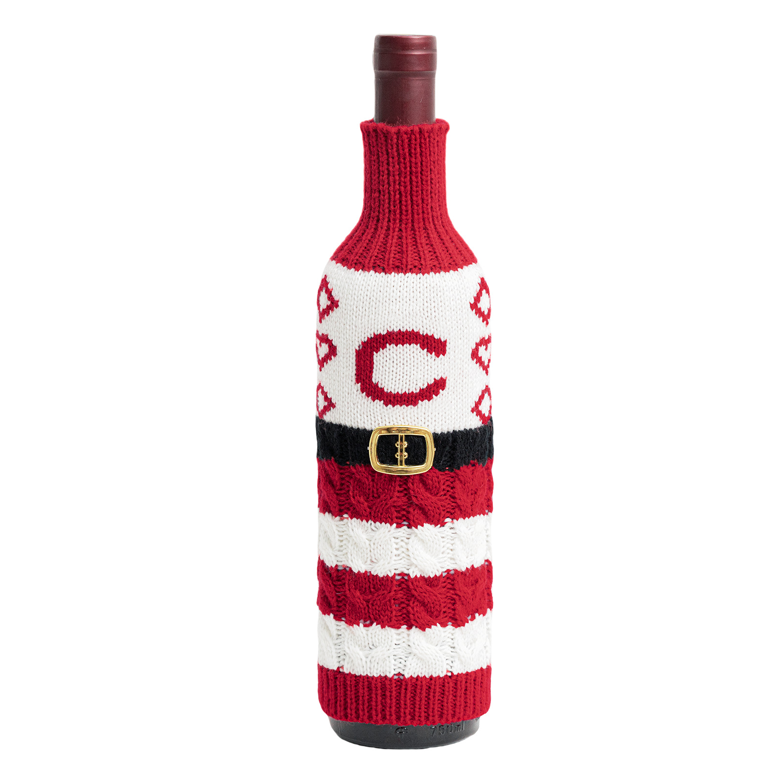 Navidad transfronteriza letras botellas de vino set decoración Navidad tejo set de vino set decoración fiesta atmósfera festiva