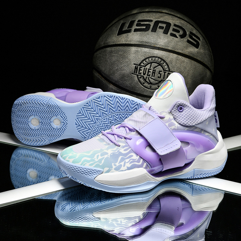 MD rubber soled basketball shoes Velcro new running shoes young primary and secondary school students big children sports shoes for men and women_voghion.com