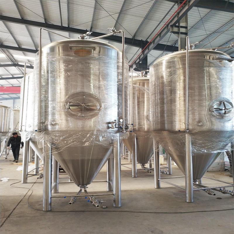 小型精酿啤酒设备 4000L酿酒设备 米酒设备  啤酒厂发酵罐 扎啤机