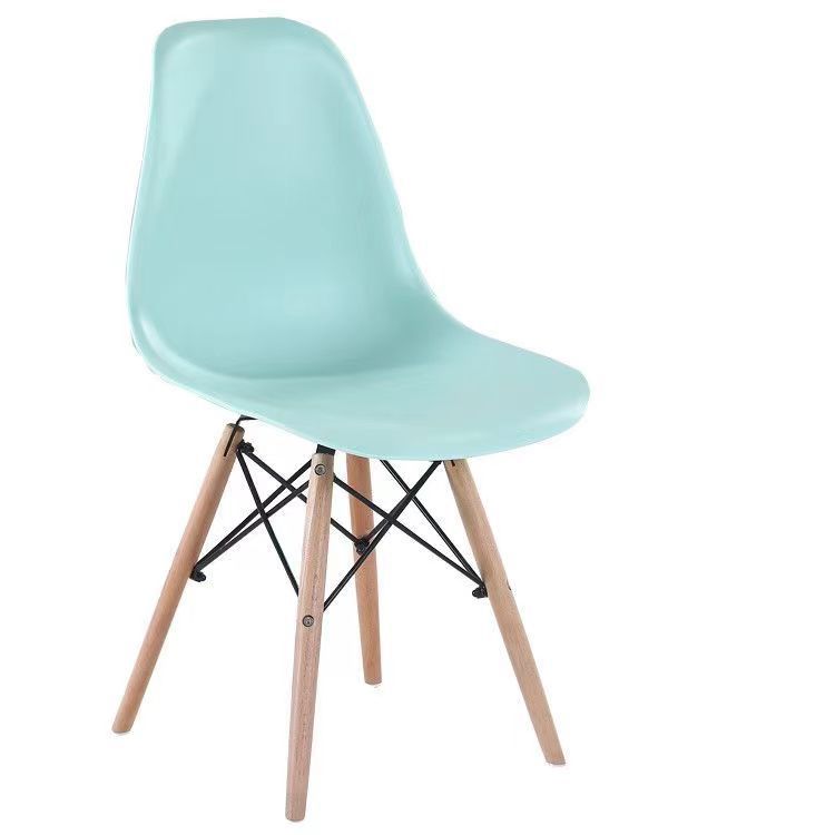 Silla escandinava moderna, creativa, informal, sencilla, popular, con respaldo, silla de comedor para el hogar, mesa de negociación y silla Eames