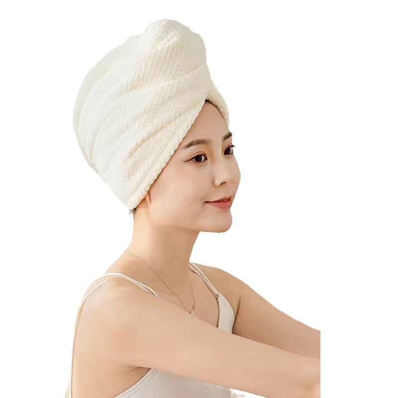日本式ドライヘアキャップ速乾女性成人吸水タオル髪タオルシャワーキャップ神器二重厚手のスカーフ|undefined