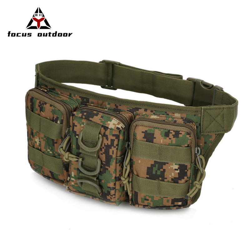 Bolsa de Cintura Táctica Multifuncional para Pesca, Estilo Militar, para Actividades al Aire Libre, Ligera, Impermeable, para Hombre