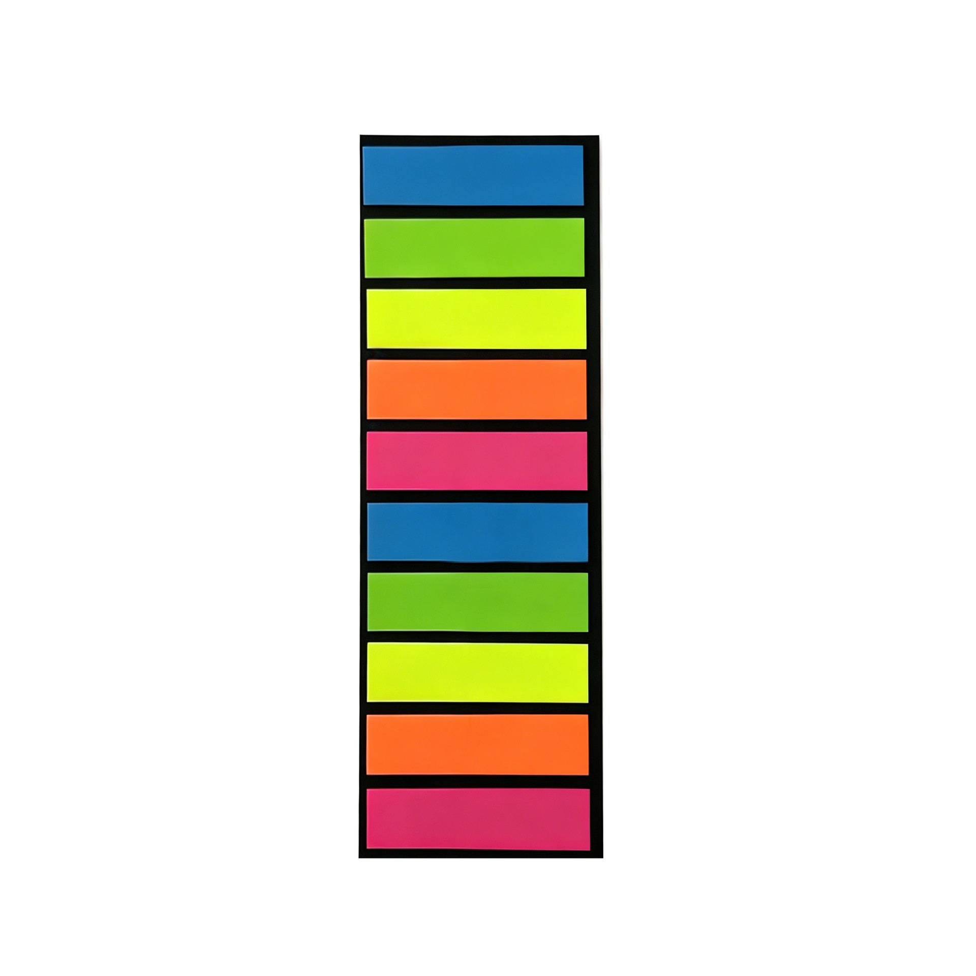 Notas adhesivas transparentes extraíbles de 10 colores, notas adhesivas impermeables para estudiantes, pegatinas de índice de colores Morandi de secado rápido, impermeables y de secado rápido